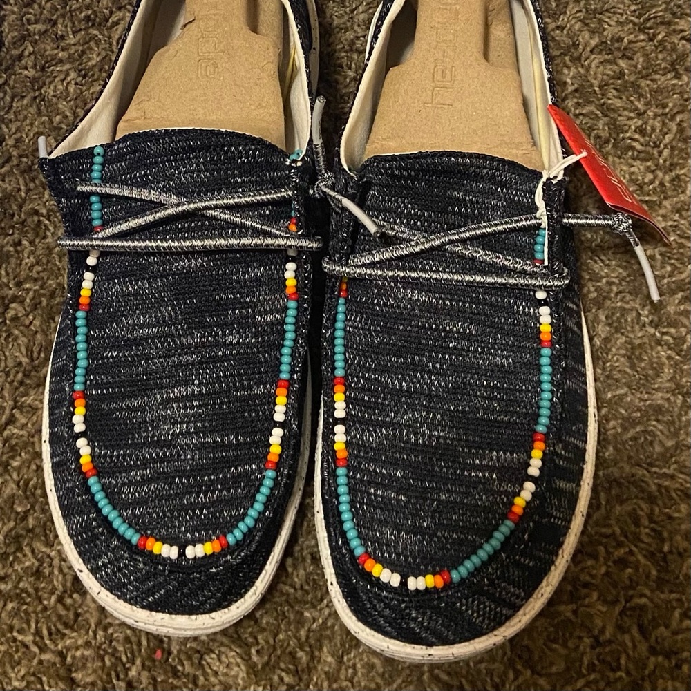 Beaded Hey Dudes